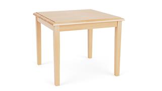 Reception Seating Lesro Lenox Wood Corner Table