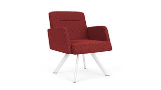 Reception Seating Lesro Guest Chair - Pattern Fabric
