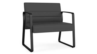 Big & Tall Lesro Polyurethane Bariatic Chair, Sled Base