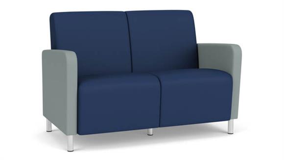 2 Seat Sofa, Upholstered Seat, Back and Arms
