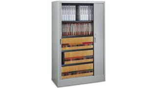 File Cabinets Vertical Mayline Office Furniture 48" W Five Tier File Harbor Cabinet