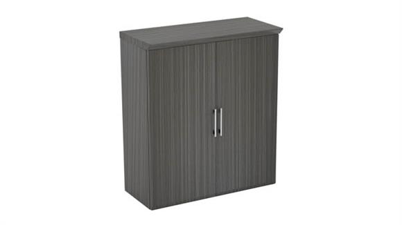 Storage Cabinets Mayline Office Furniture Above Surface 36" Storage Cabinet with Wood Doors