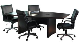Conference Tables Mayline Office Furniture 6ft Aberdeen Boat Shaped Conference Table