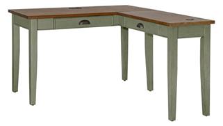 L Shaped Desks Martin Furniture L-Shaped Table and Return