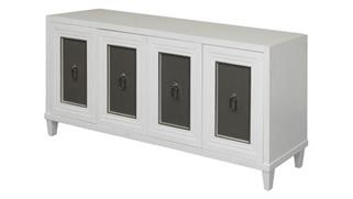 Storage Cabinets Martin Furniture Modern Wood 70in Console with Doors - Fully Assembled