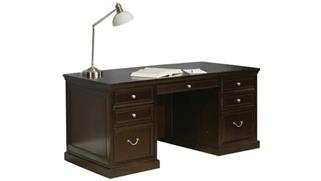 Executive Desks Martin Furniture 68" Double Pedestal Desk
