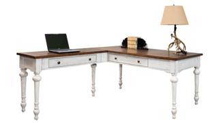 L Shaped Desks Martin Furniture L-Shaped Writing Desk