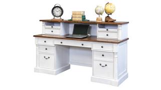 Office Credenzas Martin Furniture 70in Credenza with Low Hutch
