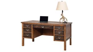 Executive Desks Martin Furniture 60" W Half Pedestal Desk