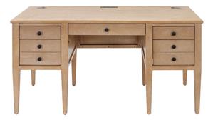 Executive Desks Martin Furniture Half Pedestal Desk, Fully Assembled
