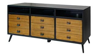 Entertainment Centers Martin Furniture Mid-Century 70in W Entertainment Stand - Fully Assembled
