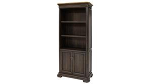 Bookcases Martin Furniture Executive Bookcase with Doors