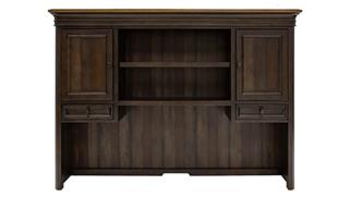 Hutches Martin Furniture 68in W Executive Hutch With Wood Doors