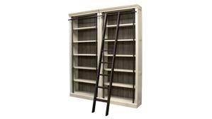 Bookcases Martin Furniture 94" Tall Bookcases (2) with Ladder - Fully Assembled