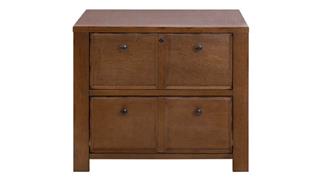 File Cabinets Lateral Martin Furniture Rustic Wood Lateral File, Fully Assembled