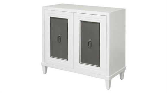 Modern Wood 40in Console with Doors - Fully Assembled