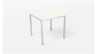 End Tables WFB Designs 24in W x 24in D x 20in H Metal Leg End Table