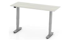 Adjustable Height Desks & Tables Mayline 48" Non-Handed Straight Bridge with 3-Stage Height-Adjustable Base