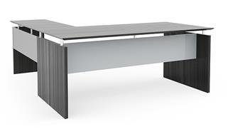 L Shaped Desks Mayline 72in x 84in Reversible L-Desk