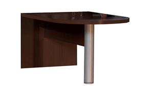 Modular Desks Mayline Office Furniture 72" Freestanding Peninsula