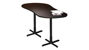 Conference Tables Mayline Office Furniture 6ft x 30in Peanut Conference Table