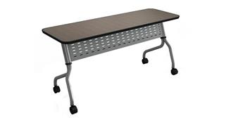 Training Tables Mayline Office Furniture 66in x 18in Rectangular Training Table