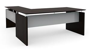 L Shaped Desks Mayline Office Furniture 63in x 84in Reversible L-Desk