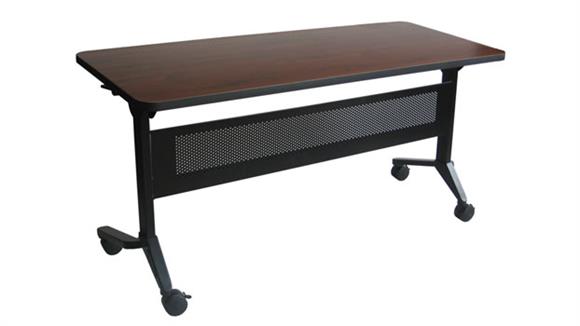 Training Tables Mayline Office Furniture 60" x 18" High Pressure Laminate Training Table