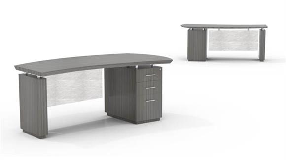 72in Single Pedestal Desk
