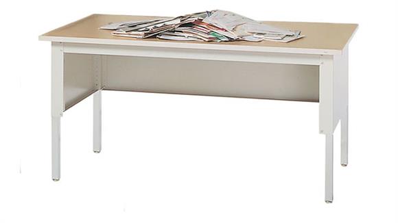 60in W Adjustable Height Work Table