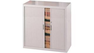 File Cabinets Vertical Mayline 36in W Three Tier File Harbor Cabinet
