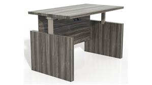 Adjustable Height Desks & Tables Mayline Height-Adjustable 6ft Conference Front Desk with Base