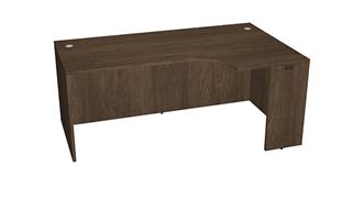 Executive Desks WFB Designs 72in W x 30in D  Desk Shell with Extended Corner