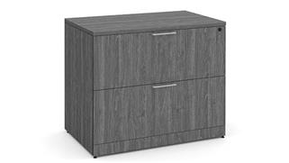 File Cabinets Lateral WFB Designs 35.5in W 2 Drawer Lateral File