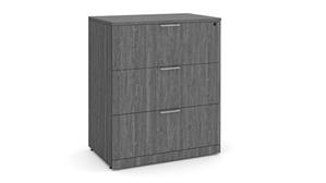 File Cabinets Lateral WFB Designs 35.5" W 3 Drawer Lateral File