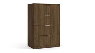 File Cabinets Lateral WFB Design 35.5" W 4 Drawer Lateral File