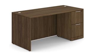 Executive Desks WFB Designs 71" x 36" Single File/File Pedestal Desk