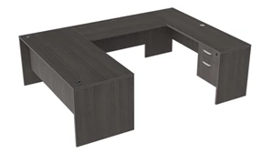 U Shaped Desks WFB Designs 71in x 103in U-Shape Double Pedestal Desk