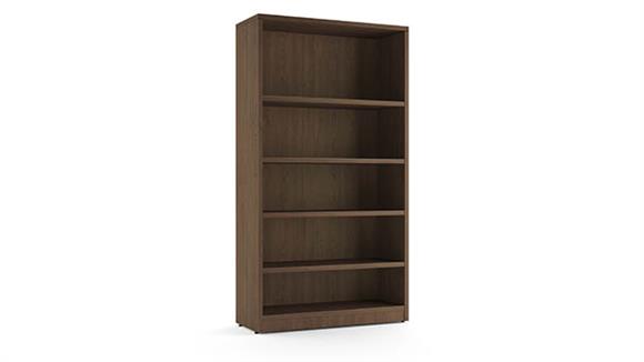 36in W x 66in H  5 Shelf Bookcase
