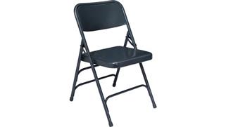 Folding Chairs National Public Seating Premium All-Steel Triple Brace Double Hinge Folding Chair