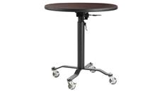Adjustable Height Desks & Tables National Public Seating 36in Round, Adjustable Height Café Table