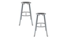 Drafting Stools National Public Seating 30in H Titan Stool, Steel Seat