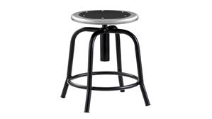 Drafting Stools National Public Seating Adjustable Height Stool With Metal Seat