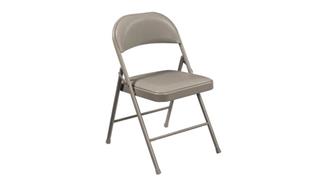 Folding Chairs National Public Seating Vinyl Upholstered Commercialine Folding Chair