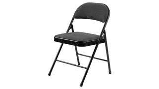 Folding Chairs National Public Seating Fabric Padded Folding Chair