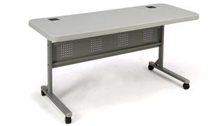 Training Tables National Public Seating 72" x 24" Flip and Store Training Table