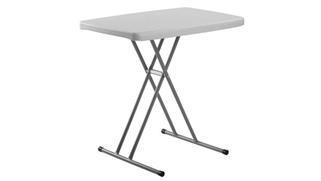 Adjustable Height Tables National Public Seating Height Adjustable Personal Folding Table
