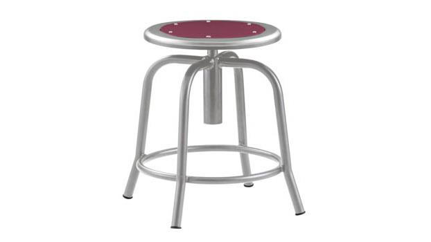 Burgundy Seat / Metallic Gray Base