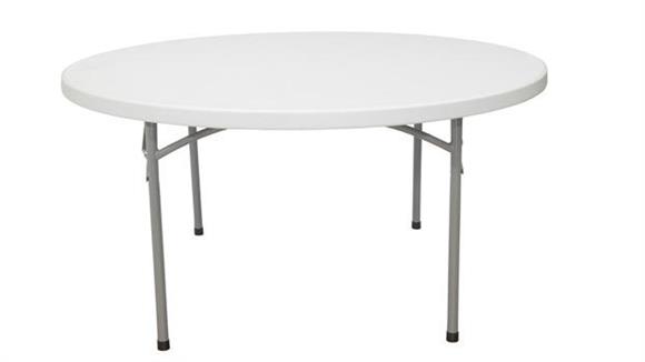 60in Round Lightweight Folding Table