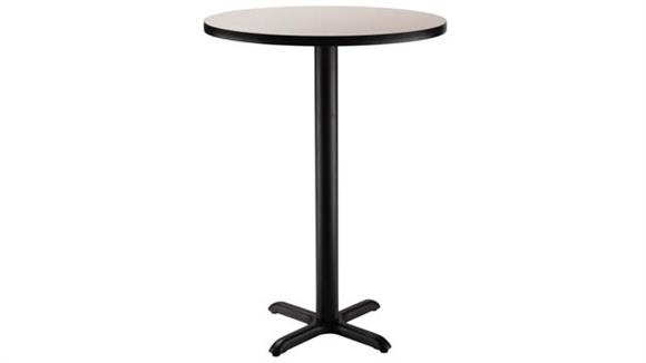 24in Round x 42in H - X Base Café Table